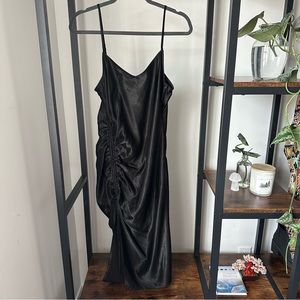 Sophie Rue Black Silky Dress NWT